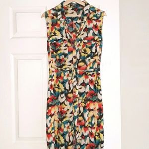 RAFAELLA long button down dress